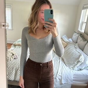Abercrombie Layered Sweater Bodysuit